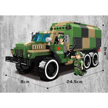 Load image into Gallery viewer, 678PCS Military WW2 Ural 375 Rocket Artillery Truck Figure Model Toy Building Block Brick Gift Kids Compatible Lego
