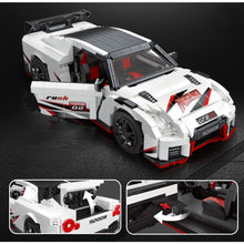 Load image into Gallery viewer, 1266PCS MOC Technic Speed JDM Nismo GTR R35 Racing Sports Car Model Toy Building Block Brick Gift Kids Compatible Lego 1:8
