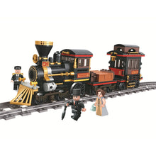 Load image into Gallery viewer, 473PCS MOC City Railway Travel Scenic Steam Train Track Figure Scene Model Toy Building Block Brick Gift Kids Compatible Lego
