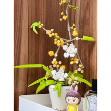 Load image into Gallery viewer, 430PCS MOC Sweet Osmanthus Fragrans Flower Floral Model Toy Building Block Brick Gift Kids Compatible Lego Display With Vase

