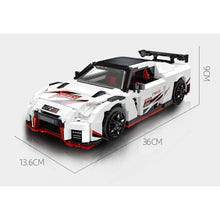 Load image into Gallery viewer, 1266PCS MOC Technic Speed JDM Nismo GTR R35 Racing Sports Car Model Toy Building Block Brick Gift Kids Compatible Lego 1:8
