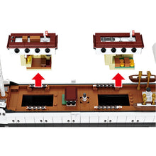 Load image into Gallery viewer, 1672PCS MOC White Swan Sailing Boat Ship Model Toy Building Block Brick Gift Kids Display
