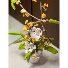Load image into Gallery viewer, 430PCS MOC Sweet Osmanthus Fragrans Flower Floral Model Toy Building Block Brick Gift Kids Compatible Lego Display With Vase
