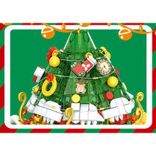 Load image into Gallery viewer, 648PCS MOC Christmas Elk Reindeer Cart Car Santa Model Toy Building Block Brick Gift Kids Compatible Lego Light
