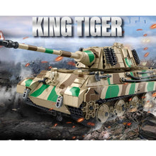 Load image into Gallery viewer, 1974PCS Military WW2 King Tiger Heavy Tank Figure Model Toy Building Block Brick Gift Kids Compatible Lego
