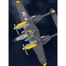 Load image into Gallery viewer, 937PCS Military WW2 P-38 Lightning Air Fighter Aircraft Model Toy Building Block Brick Gift Kids Compatible Lego
