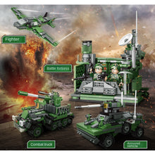 Load image into Gallery viewer, 1120PCS Military WW2 4in1 99A Main Battle Tank Fighter Figure Model Toy Building Block Brick Gift Kids Compatible Lego
