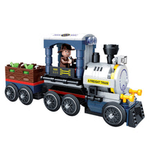 Load image into Gallery viewer, 195PCS MOC City Freight Railway Train Track Figure Model Toy Building Block Brick Gift Kids Compatible Lego
