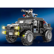 Load image into Gallery viewer, 486PCS MOC Police SWAT Assault Vehicle Car Figure Model Toy Building Block Brick Gift Kids Compatible Lego
