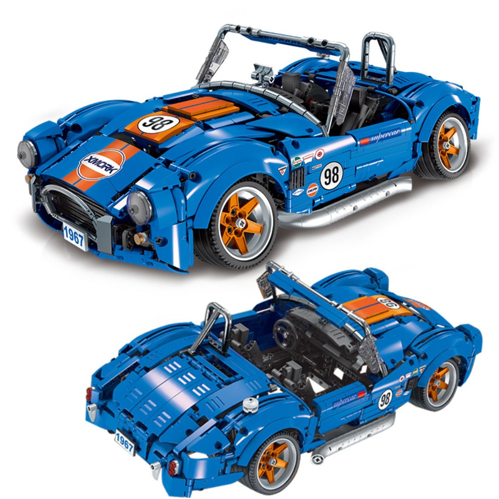 1816PCS MOC Static Technic Speed Shelby CSX Vintage Classic Racing Sports Car Model Toy Building Block Brick Gift Kids Compatible Lego 1:10