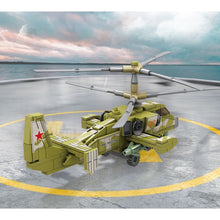 Load image into Gallery viewer, 230PCS Military WW2 KA-52 Kamov Hokum-B Helicopter Figure Model Toy Building Block Brick Gift Kids Compatible Lego
