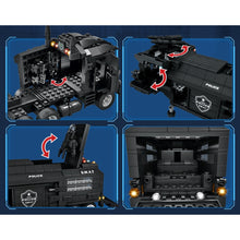 Load image into Gallery viewer, 1413PCS MOC SWAT Command Truck Vehicle Model Toy Building Block Brick Gift Kids Compatible Lego
