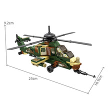 Load image into Gallery viewer, 210PCS Military WW2 AH-2 Sabre Helicopter Figure Model Toy Building Block Brick Gift Kids Compatible Lego
