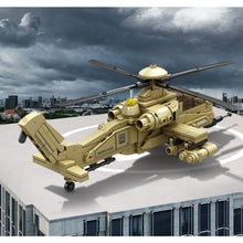 Load image into Gallery viewer, 242PCS Military WW2 A-129 Mangusta Helicopter Figure Model Toy Building Block Brick Gift Kids Compatible Lego

