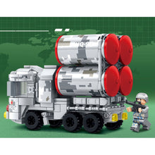 Load image into Gallery viewer, 280PCS Military WW2 HQ-22 Surface to Air Missile Truck Figure Model Toy Building Block Brick Gift Kids Compatible Lego
