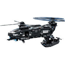 Load image into Gallery viewer, 1251PCS MOC SWAT Hawk Air Freighter Helicopter Model Toy Building Block Brick Gift Kids Compatible lego
