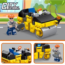Load image into Gallery viewer, 444PCS MOC City Crane Excavaror Forklift Road Roller Construction Figure Model Toy Building Block Brick Gift Kids DIY
