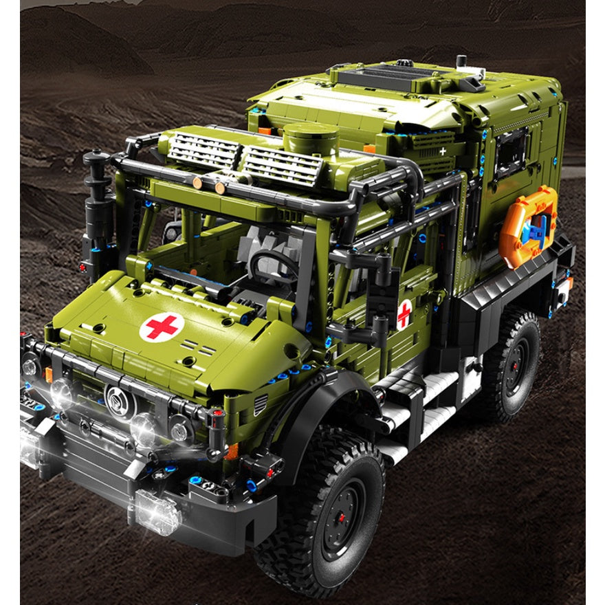 3850PCS MOC Static Technic Unimog Off Road Escort Car Vehicle Model Toy Building Block Brick Gift Kids Compatible Lego Display