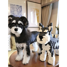 Load image into Gallery viewer, 1691PCS MOC Schnauzer Dog Cute Model Toy Building Block Brick Gift Kids DIY Compatible Lego 1:1 Display

