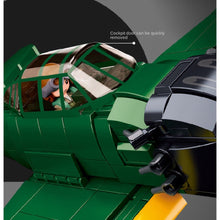 Load image into Gallery viewer, 560PCS Military WW2 A6M Zero Air Fighter Aircraft Bofors Anti-aircraft Figure Model Toy Building Block Brick Gift Kids Compatible Lego
