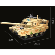Load image into Gallery viewer, 358PCS Military WW2 Type 15 Light Tank Model Toy Building Block Brick Gift Kids Compatible Lego
