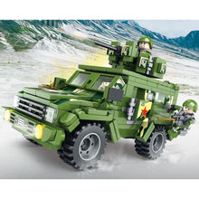 Load image into Gallery viewer, 423PCS Military WW2 Brave Warrior Armoured Vehicle Figure Model Toy Building Block Brick Gift Kids Compatible Lego
