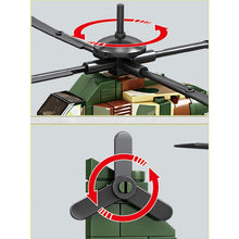 Load image into Gallery viewer, 210PCS Military WW2 AH-2 Sabre Helicopter Figure Model Toy Building Block Brick Gift Kids Compatible Lego
