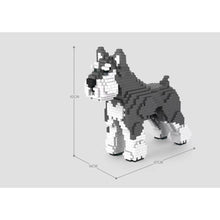 Load image into Gallery viewer, 1691PCS MOC Schnauzer Dog Cute Model Toy Building Block Brick Gift Kids DIY Compatible Lego 1:1 Display
