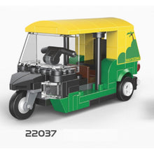 Load image into Gallery viewer, MOC Technic Speed Pull Back Mini Racing Sports Car Ambulance Fire Food Truck Bus Taxi Double Decker Van Camper Model Toy Building Block Brick Gift Kids DIY Compatible Lego Cute
