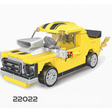 Load image into Gallery viewer, MOC Technic Speed Pull Back Mini Racing Sports Car Ambulance Fire Food Truck Bus Taxi Double Decker Van Camper Model Toy Building Block Brick Gift Kids DIY Compatible Lego Cute
