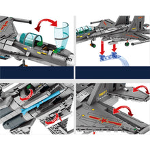 Load image into Gallery viewer, 889PCS Military WW2 J16D Multirole Air Fighter Figure Model Toy Building Block Brick Gift Kids DIY Compatible Lego
