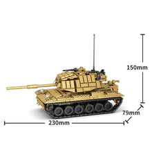 Load image into Gallery viewer, 602PCS Military WW2 M60 Patton Main Battle Tank Figure Model Toy Building Block Brick Gift Kids Compatible Lego
