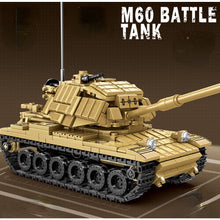 Load image into Gallery viewer, 602PCS Military WW2 M60 Patton Main Battle Tank Figure Model Toy Building Block Brick Gift Kids Compatible Lego
