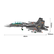 Load image into Gallery viewer, 889PCS Military WW2 J16D Multirole Air Fighter Figure Model Toy Building Block Brick Gift Kids DIY Compatible Lego
