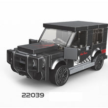 Load image into Gallery viewer, MOC Technic Speed Pull Back Mini Racing Sports Car Ambulance Fire Food Truck Bus Taxi Double Decker Van Camper Model Toy Building Block Brick Gift Kids DIY Compatible Lego Cute
