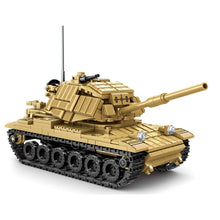 Load image into Gallery viewer, 602PCS Military WW2 M60 Patton Main Battle Tank Figure Model Toy Building Block Brick Gift Kids Compatible Lego
