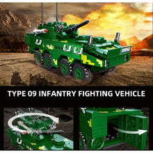 Load image into Gallery viewer, 320PCS Military WW2 Type 09 Infantry Fighting Vehicle IFV Model Toy Building Block Brick Gift Kids DIY Compatible Lego
