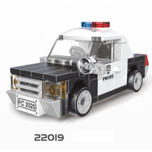 Load image into Gallery viewer, MOC Technic Speed Pull Back Mini Racing Sports Car Ambulance Fire Food Truck Bus Taxi Double Decker Van Camper Model Toy Building Block Brick Gift Kids DIY Compatible Lego Cute
