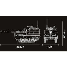 Load image into Gallery viewer, 361PCS Military WW2 Type 05 Self Propelled Howitzer Tank Model Toy Building Block Brick Gift Kids DIY Compatible Lego

