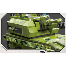 Load image into Gallery viewer, 361PCS Military WW2 Type 05 Self Propelled Howitzer Tank Model Toy Building Block Brick Gift Kids DIY Compatible Lego
