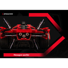 Load image into Gallery viewer, 3669PCS MOC Static Technic Speed Apollo Evo Super Racing Sports Car Model Toy Building Block Brick Gift Kids DIY Compatible Lego 1:8
