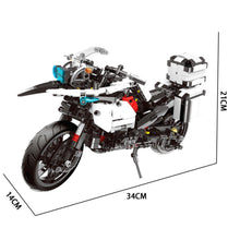 Load image into Gallery viewer, 1075PCS MOC Technic Speed City Patrol Motorcycle Motor Bike Ride Model Toy Building Block Brick Gift Kids DIY Compatible Lego
