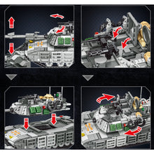 Load image into Gallery viewer, 1472PCS Military WW2 M1A2 Main Battle Tank Figure Model Toy Building Block Brick Gift Kids DIY Compatible Lego
