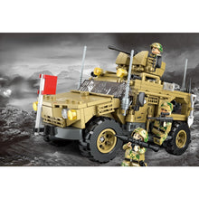 Load image into Gallery viewer, 488PCS Military WW2 2in1 MRAP Mine Resistant Ambush Protected Car Figure Model Toy Building Block Brick Gift Kids DIY Compatible Lego
