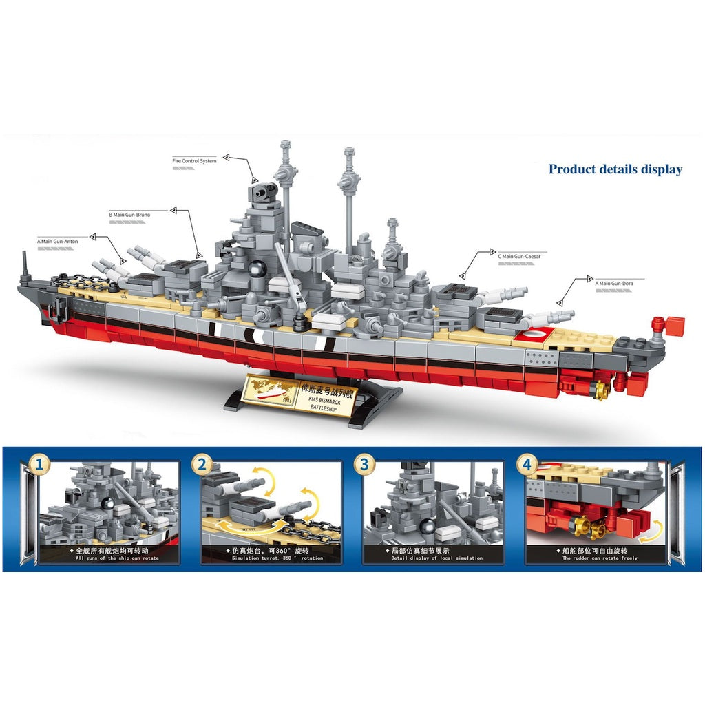 Lego Battleship Set Lego Titanic Mastertop Bismarck Battleship