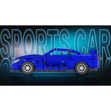 Load image into Gallery viewer, 488PCS MOC Technic Speed Pull Back GTR R35 JDM Racing Sports Car Model Toy Building Block Brick Gift Kids DIY Compatible Lego 1:18
