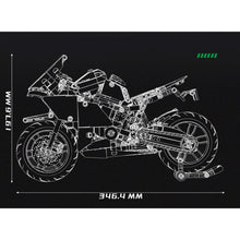 Load image into Gallery viewer, 888PCS MOC Technic Speed Racing Sports Motorcycle Motor Bike Model Toy Building Block Brick Gift Kids DIY Compatible Lego
