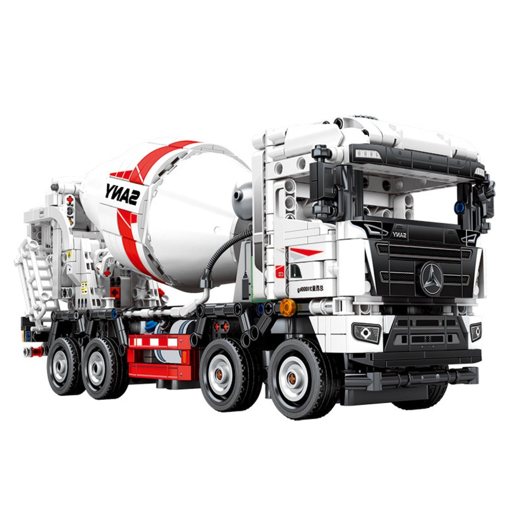 2021PCS MOC Technic Static Concrete Mixer Truck Model Toy Building Block Brick Gift Kids DIY Compatible Lego