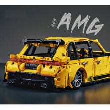 Load image into Gallery viewer, 1870PCS MOC Technic Speed Static Yellow AMG A45 Super Racing Sports Car Model Toy Building Block Brick Gift Kids DIY Compatable Lego 1:14
