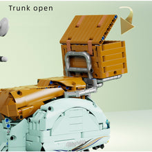 Load image into Gallery viewer, 1828PCS MOC Technic Speed Green Vespa 300 Vintage Classic Motorcycle Motor Bike Model Toy Building Block Brick Gift Kids DIY Compatible Lego 1:5
